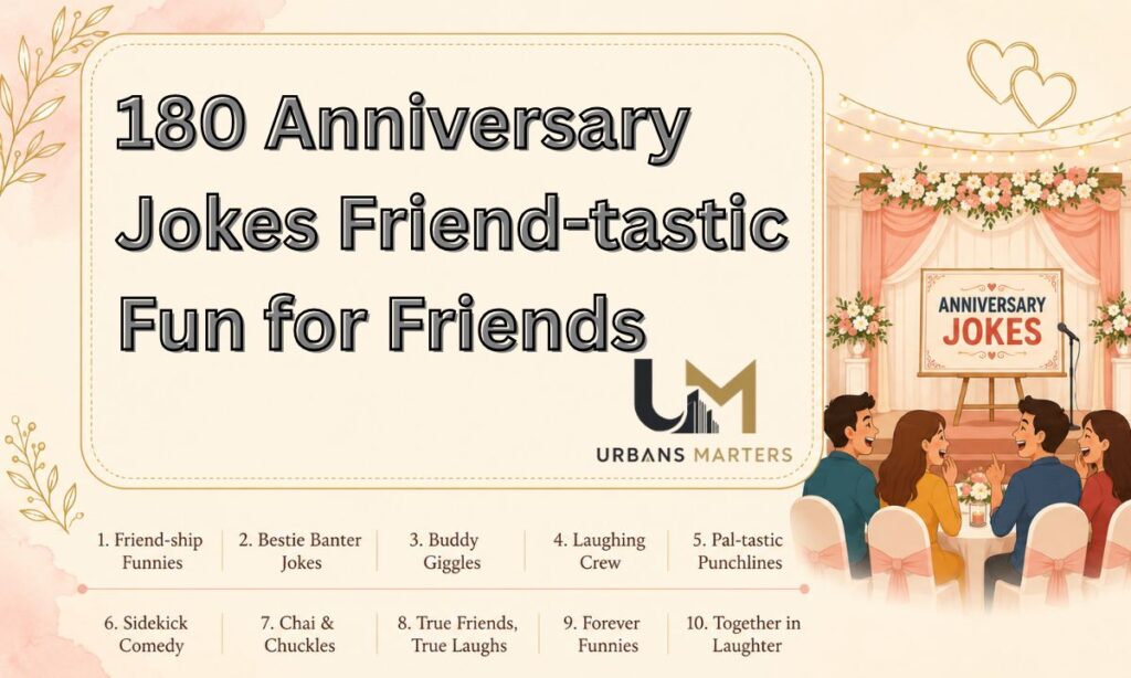 180 Anniversary Jokes Friend-tastic Fun for Friends