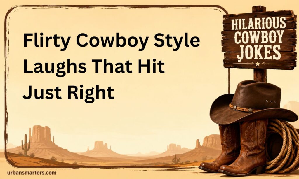 Flirty Cowboy Style Laughs That Hit Just Right