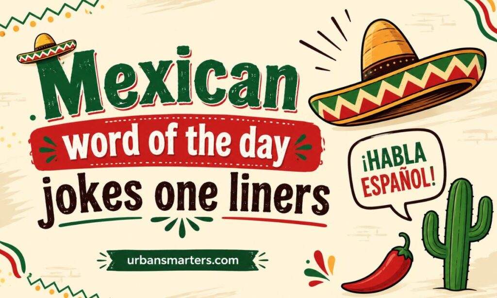 Mexican word of the day jokes one liners