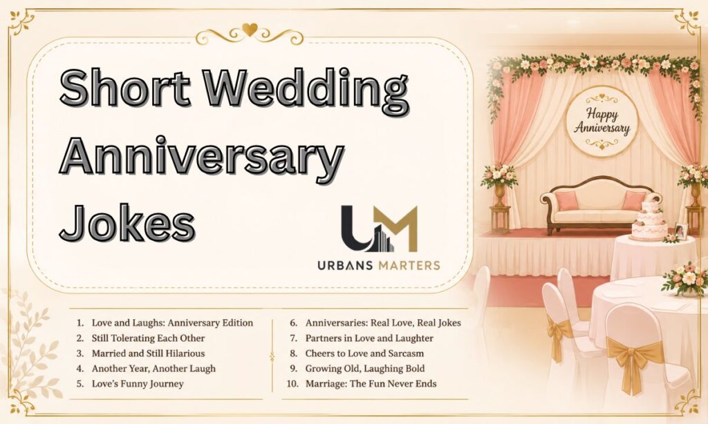 Short Wedding Anniversary Jokes
