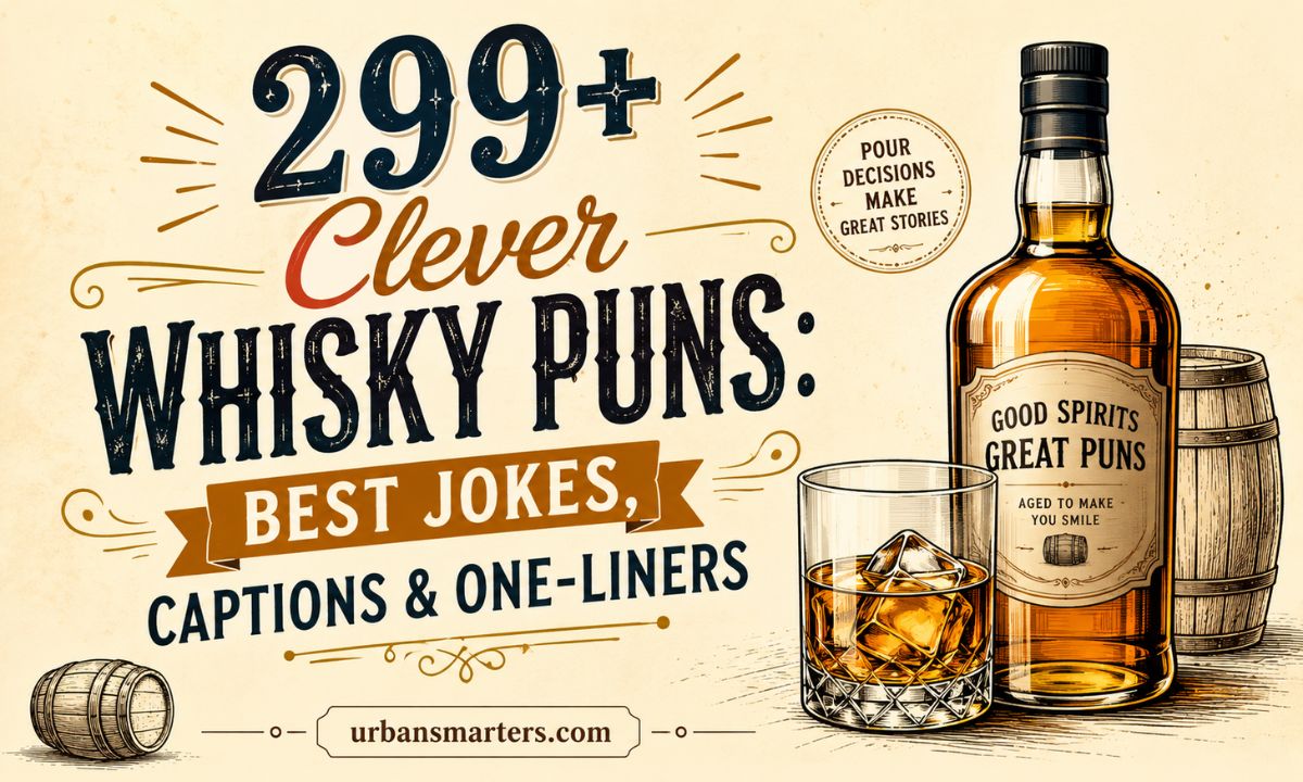 299+ Clever Whisky Puns