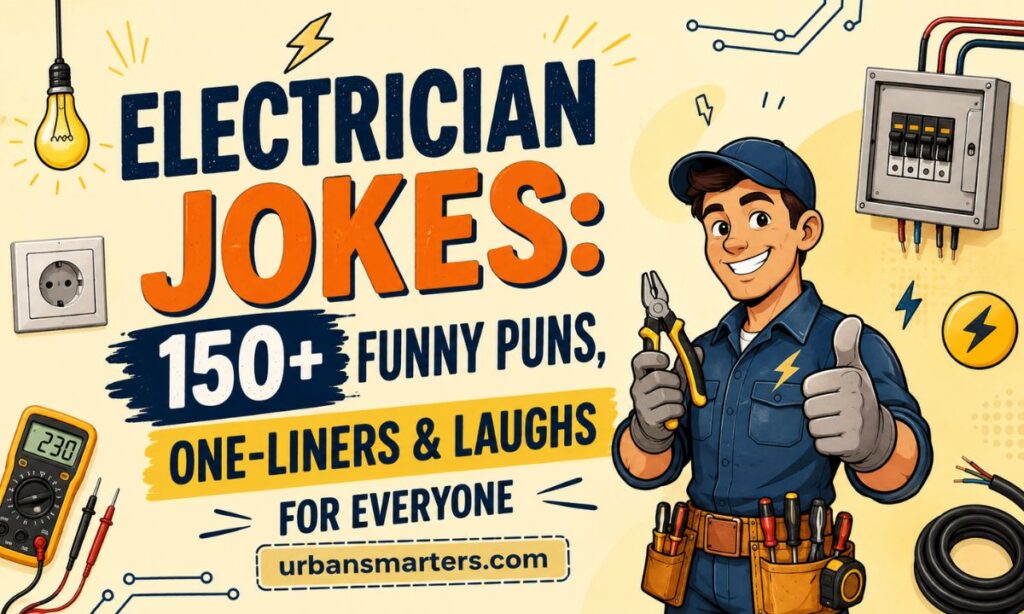 Electrician Jokes 150+ Funny Puns, One-Liners & Laughs for Everyone