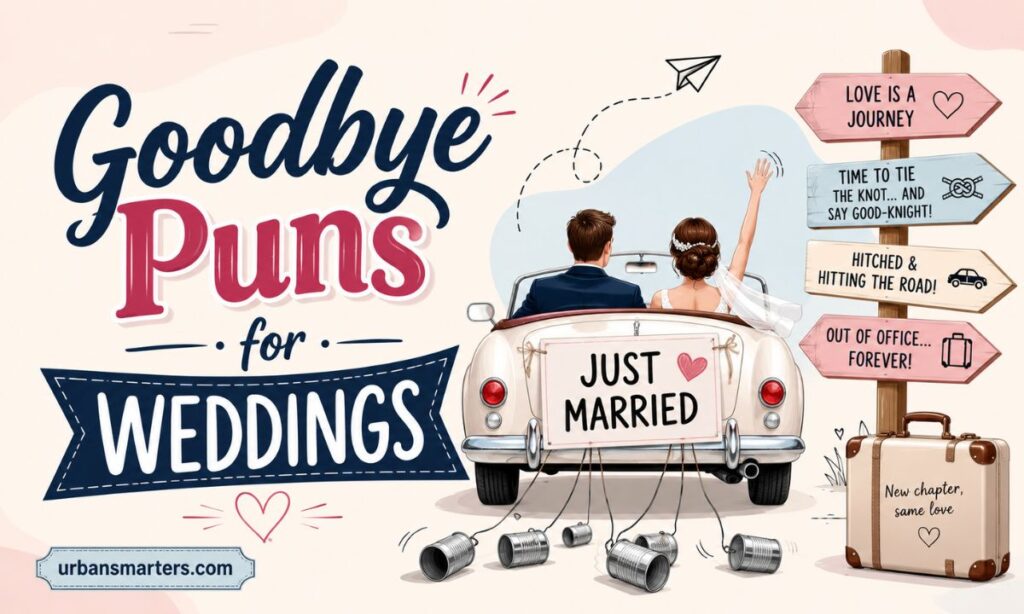 Goodbye Puns for Weddings