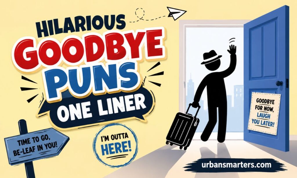 [Hilarious Goodbye Puns] One Liner