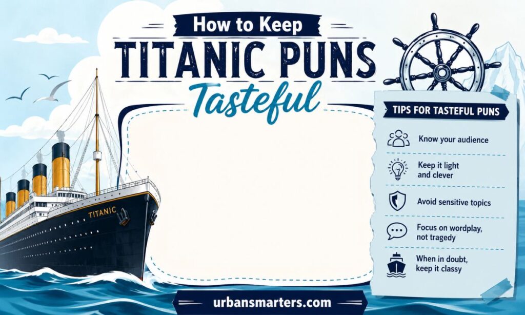 How to Keep Titanic Puns Tasteful