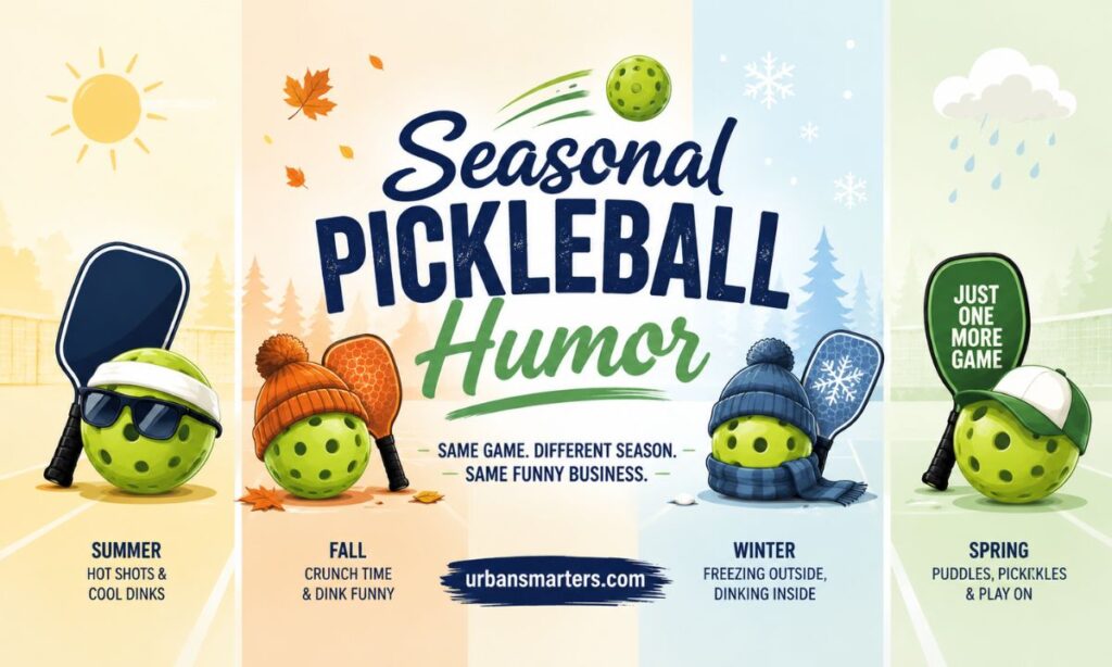 Seasonal Pickleball Humor