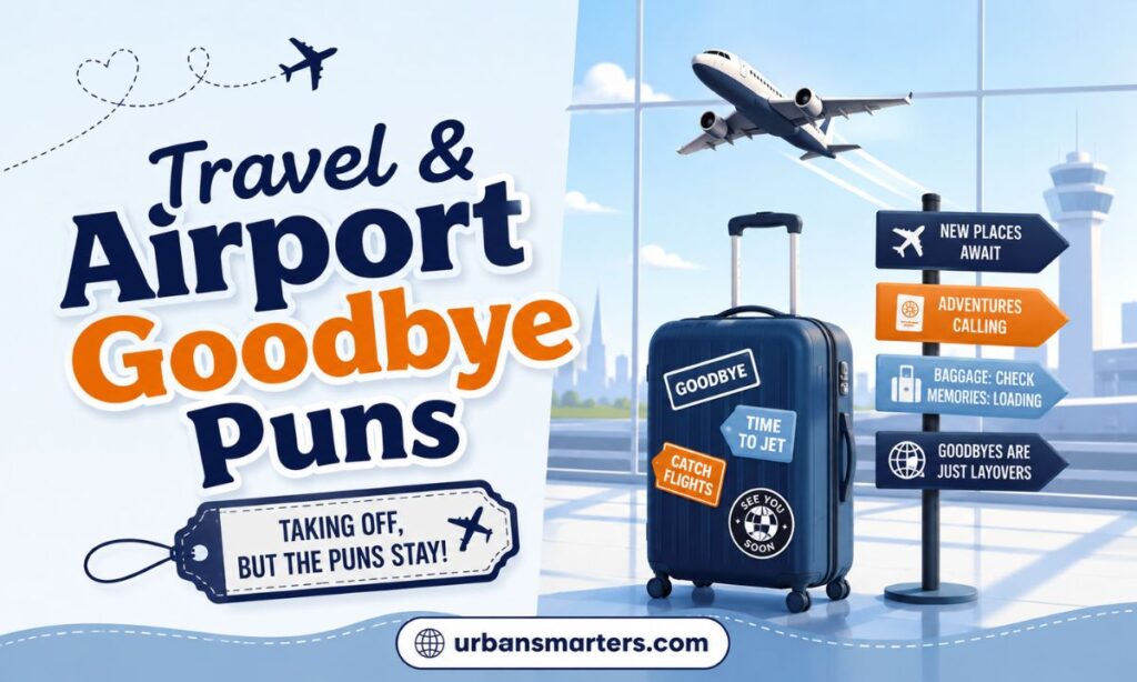 Travel & Airport Goodbye Puns