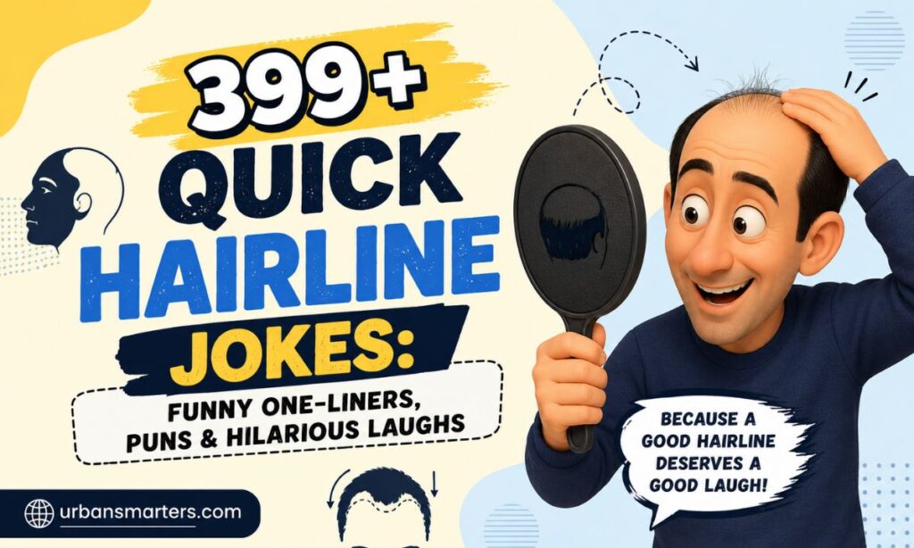 399+ Quick Hairline Jokes: Funny One-Liners, Puns & Hilarious Laughs 