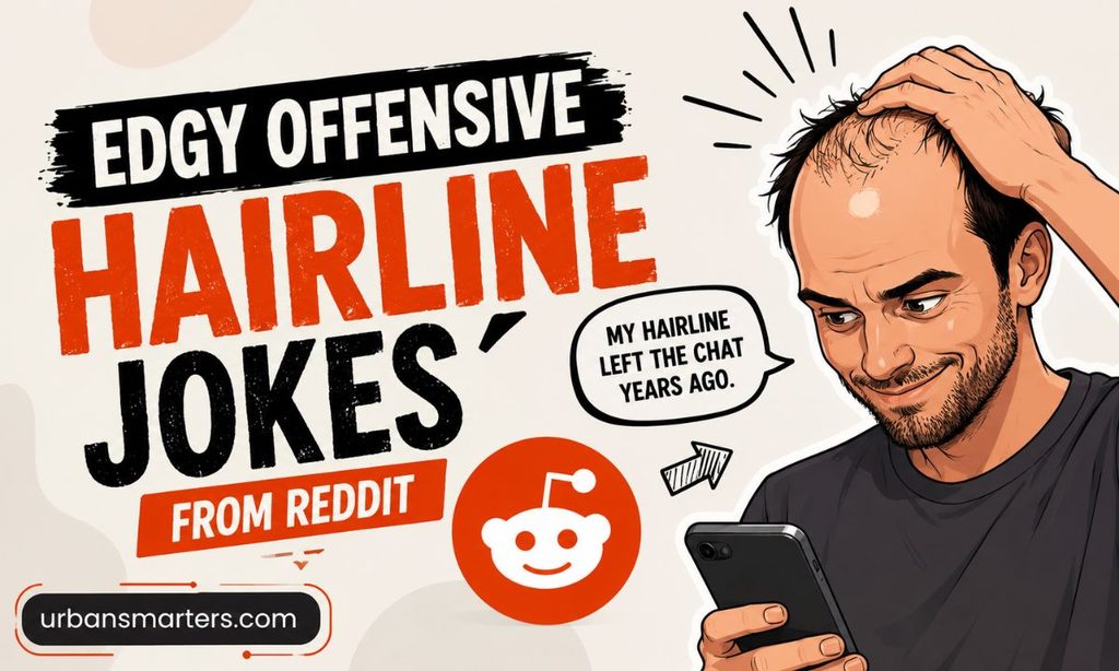 Edgy Offensive Hairline Jokes from Reddit