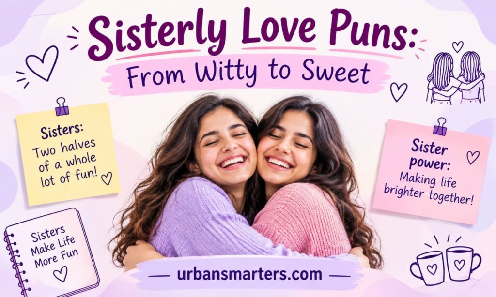 Sisterly Love Puns From Witty to Sweet
